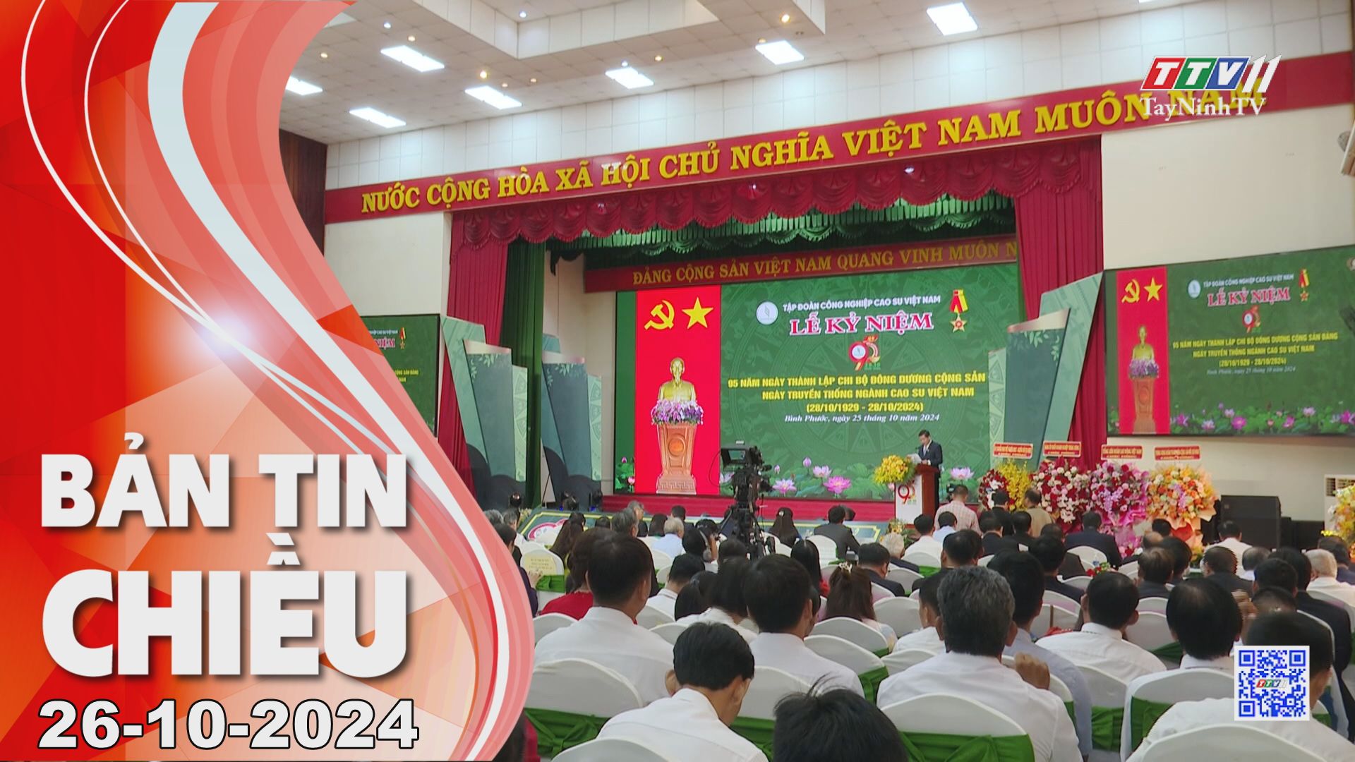 Bản tin chiều 26-10-2024 | Tin tức hôm nay | TayNinhTV